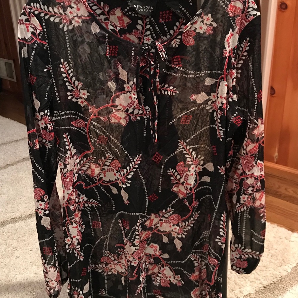 NYCo. Sheer Blouse